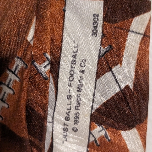 Vintage All footballs men's tie. RMSport - Picture 2 of 4